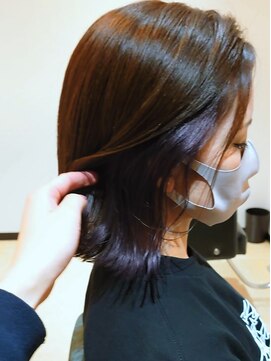 アヤメ(ayame) インナーカラー_外ハネ_イルミナカラー【東久留米】