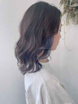 ダンクレスト(Daan Crest) 【インナーカラー】×【パープルカラー】