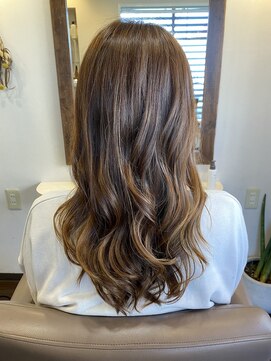 ミュウ(Private hair salon Miu) シナモンベージュカラー