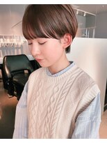 ヘアーエスクールシーユー 枚方T-SITE店(hair S.COEUR×Cu) マッシュショート　丸みショート