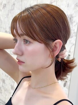 シーシンジュク 新宿南口(Sea shinjuku) 韓国風前髪×レイヤーカット【髪質改善/新宿/レイヤーカット】