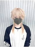 ▽□□▽ハイトーンミディアムウルフ