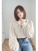ラベージュ ミニボブ フレンチボブ
