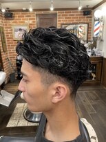ヒロギンザバーバーショップ 新宿店(HIRO GINZA BARBER SHOP)&nbsp;スパイラルパーマ(理容室/メンズ/barber shop新宿店)