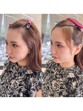 サロンドウィズ 本店 本八幡(Salon de With) 顔回りの補正ができる産毛パーマ「チャンモリスタイル」