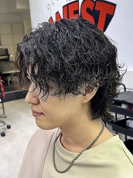 オーシャントーキョーウエスト 心斎橋 (OCEAN TOKYO WEST) 波巻きパーマメンズツイストスパイラルパーマツーブロック