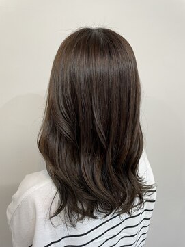 ヘアープロデュース ラピセット 松山(Lapset) 20代30代大人可愛い髪質改善カラーオリーブグレージュ透明感