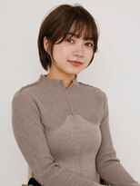 エンタク 新宿(enntaku)&nbsp;マロンベージュ/Aラインボブ/かきあげ/インナーカラー[新宿駅]