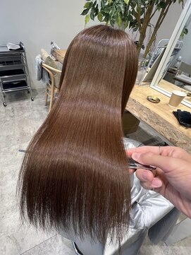 ノイ(noi) 髪質改善トリートメントミルクティーベージュカラーくびれヘア