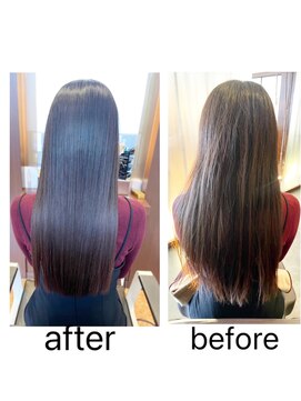 カーサインフィニテイ Hair Design caRsa INFINITY 艶☆ストレートロング