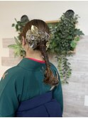 袴着付けヘアセット【立川/国分寺/袴着付/立川/立川/立川/立川】