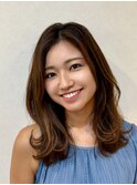 20代30代40代　ふんわり大人ショートボブレイヤースタイル