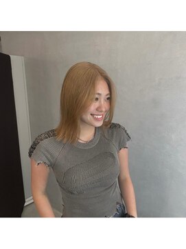 キング(K!ng) 【枚方、高槻、梅田】ブリーチカラー髪質改善カラー