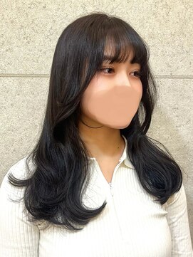 ヴィサージュ ギンザ VISAGE GINZA 顔周りレイヤーロングウェーブヘア