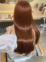 テトラ バイ ネオリーブ 横浜西口店(tetra by neolive)&nbsp;ブリー無しWカラー　夏色オレンジブラウン　暖色カラー　横浜★