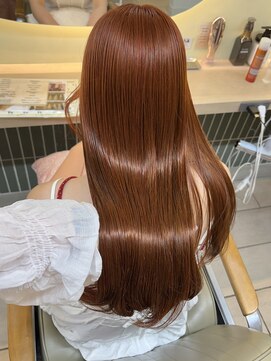 テトラ バイ ネオリーブ 横浜西口店(tetra by neolive) ブリー無しWカラー　夏色オレンジブラウン　暖色カラー　横浜★