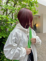 チクロヘアー(Ticro hair) @nkkn15 cassis red