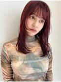 ブリーチなしカラー×レイヤーカット