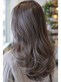 大人レイヤーロング/赤味無し/赤味消し/グレージュ