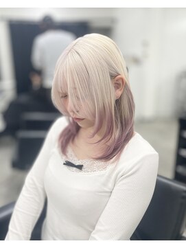 レブ 心斎橋(REV.) 髪質改善/ブリーチ/ダブルカラー/韓国/インナーカラー/心斎橋