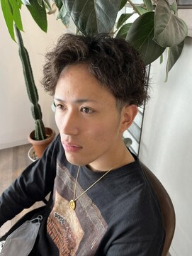 スーリール 新宮店(Sourire) メンズニュアンスパーマ