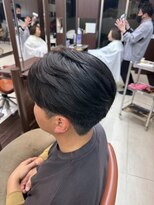ウィーブ 成田店(Weve)&nbsp;MEN’S HAIR/サーフカール/刈り上げセンターパート/成田