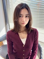 ナンバー アンフィール 渋谷(N° anfeel)&nbsp;【星野指名】上品で柔らかいレイヤー＆透明感カラー