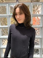 ノル 栄矢場町(nol) 明るめオリーブベージュ×くびれヘア