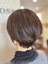クロス(CROSS) 白髪染め/ひし形ショート/絶壁解消/ショートボブ/40代50代