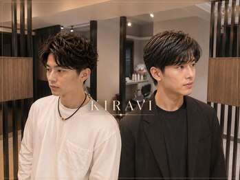キラヴィ 三宮店(KIRAVI)の写真/三宮で“最新メンズトレンド”なら。ニュアンス・フェザー・シャドウ・曲がる縮毛矯正が揃うサロン