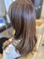 ヘアショップエヌアンドエー 久喜 栗橋店(hairshop N&A)&nbsp;ハイライト外ハネミディアム