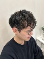 ビービー(Be2 by KENJE) メンズハイライトパーマ