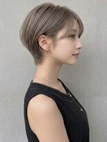 カバーヘア ブリス 大宮西口(COVER HAIR bliss)&nbsp;秋カラーブリーチなし大人ショート/アッシュベージュ/小顔p大宮!