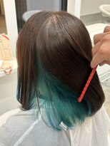 グランジーナドゥヘア(Gran Jiina de hair.)&nbsp;インナーブリーチ＋カラー