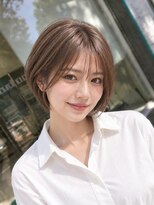 アッシュ 川崎店(Ash) 小顔に見える大人丸みショート【Ash川崎店】