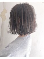 ヘアーアンドアトリエ マール(Hair&Atelier Marl)&nbsp;【Marl】ラベンダーグレージュの切りっぱなしボブ♪