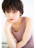 くせ毛もフィット!立体ショート【佐久間】