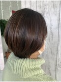前上がりショートボブ