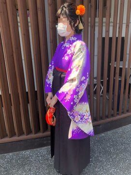 グラスヘア 石垣店(Grass Hair) 卒業式 袴着付けセット