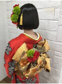 ボブヘアアレンジ