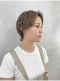 ショートウルフパーマ