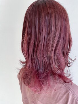 バブ バイネオリーブ(Bab by neolive) レイヤーミディ×ピンクカラー