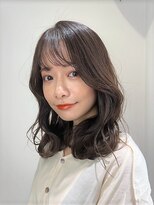 セレスト 心斎橋店(CELESTE) 韓国人風レイヤーが可愛い薄めバング