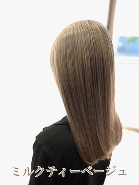 アース 武蔵境店(HAIR & MAKE EARTH) ベージュ系一番人気はミルクティーベージュに決定しました！