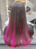 デイズ(days)&nbsp;ピンクインナーカラー☆グラデーションカラーセクションカラー