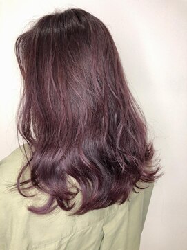 ヘアーデザイン ジェルム(Hair Design germe) 秋の人気カラー!ダークピンク ~しのだスペシャル~