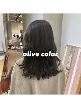 リトグラフ(Lithograph) ミディアム×オリーヴカラー