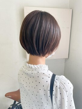 キャンバス バイ ネオリーブ 横浜西口(Canvas by neo.) 大人可愛い小顔丸みショートボブ　20代30代40代