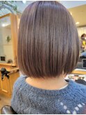 ラベンダーブラウン　ブリーチonカラー　GLTカラー