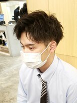 ニアウ 伊勢崎連取店(Niau)&nbsp;ビジネスマンショートアップバングツイストスパイラルパーマ